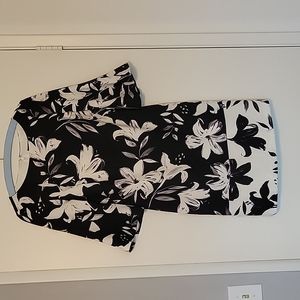 Black, White & Grey Vince Camuto Dress-Go from Office to Cocktails!